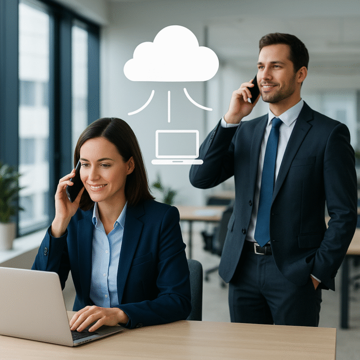 Via internet bellen voor bedrijven