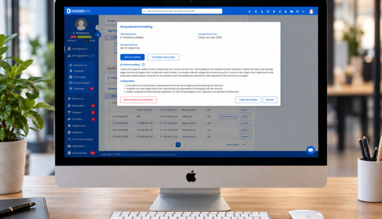 DossierData transcriptiekoppeling